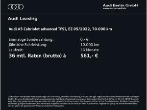 Audi A5 Cabriolet Advanced 40 TFSI qu.S tr. 360°K B&O