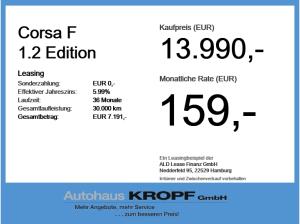 Opel Corsa F 1.2 Edition Navi+SHZ+Kam.+LM+PDC+SpurH