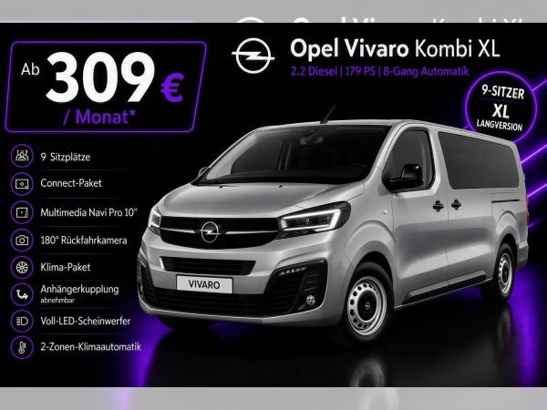 Opel Vivaro 180PS 2.2D Automatik Kombi XL 9-Sitze