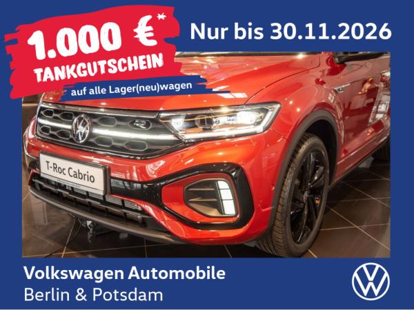 Volkswagen T-Roc Cabriolet R-Line 1.5 l TSI OPF 7-Gang-Doppelkupplungsgetri ebe DSG