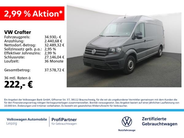 Abbildung Leasingangebot VW Crafter