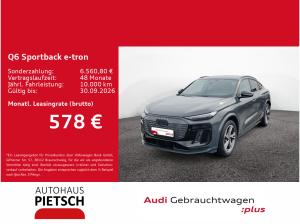 Audi Q6 e-tron Q6 Sportback e-tron S-Line Luftfed B&O AHK HeadUp
