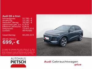 Audi Q6 e-tron 76 kWh tech AHK Sportsitze