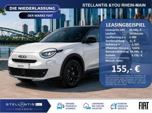 Fiat 600 "Street Edition" CarPlay Sitzhzg PDC Klima