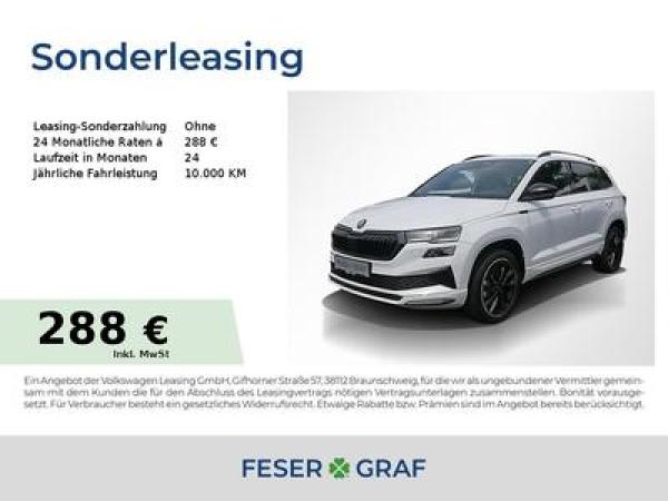 Skoda Karoq 2.0 TSI 4x4 Sportline DSG AHK Navi RüKa