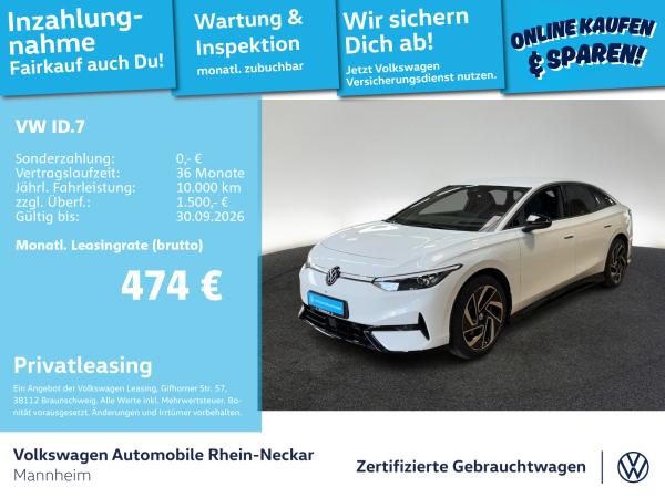 Volkswagen ID.7 Pro GAR2030 Navi AHK Kamera uvm