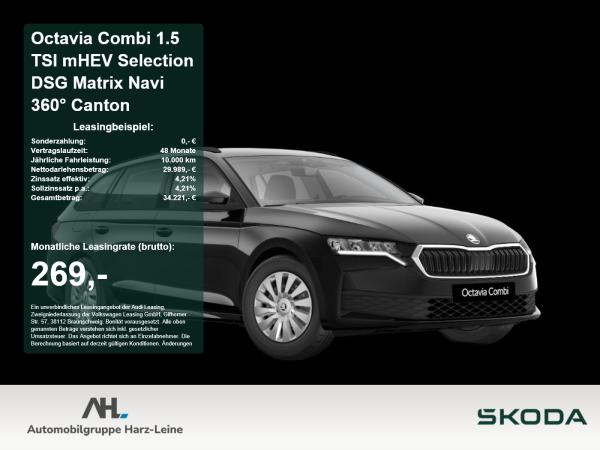 Skoda Octavia Combi 1.5 TSI mHEV Selection DSG Matrix Navi 360° Canton