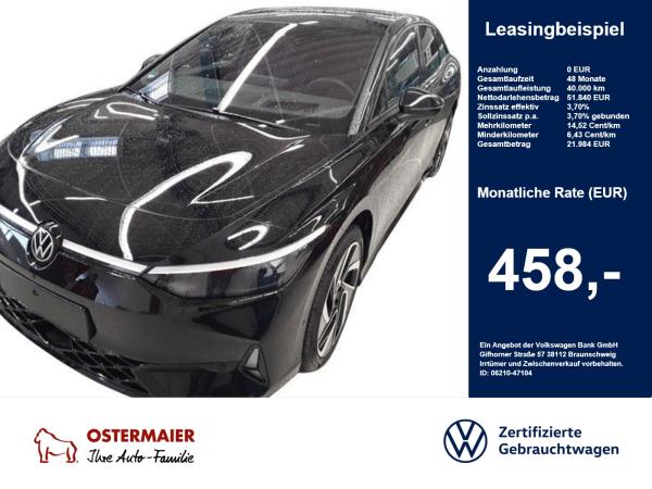 Volkswagen ID.7 GTX 4M NP.80T ACC.5J-G.AÄRMEPUMPE.AHK.AREA-VIEW.NAVI.HUD.PANO.HARMAN