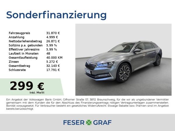 Abbildung Leasingangebot Skoda Superb