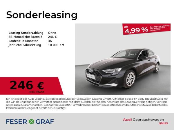 Abbildung Leasingangebot Audi A3
