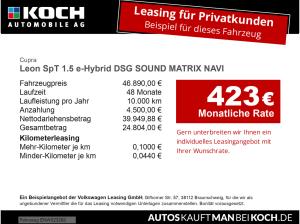 Cupra Leon Sportstourer 1.5 e-Hybrid DSG SOUND MATRIX NAVI Pano