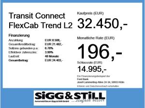 Ford Transit Connect Trend FLEXCAB L2*GEWERBEWOCHEN 0,00%*NAV*SHZ*PDC