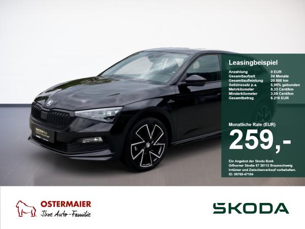Skoda Scala Monte Carlo 1.5l TSI DSG.PANO.ACC.4xSHZ.KAM.NAV.SmartLink