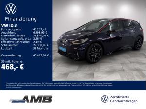 Volkswagen ID.3 GTX Fire & Ice 84kWh/AHK/Matrix/WäPu/1.31Garantie