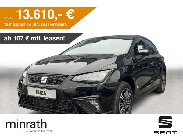 Seat Ibiza Style mit Panorama-Glas-Schiebedach "116 PS SOFORT VERFÜGBAR TAGESZULASSUNG"