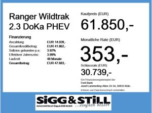 Ford Ranger WILDTRAK  2.3 DoKa PHEV*GEWERBEWOCHEN 0,00%* BLUECRUISE*iACC*360 CAM