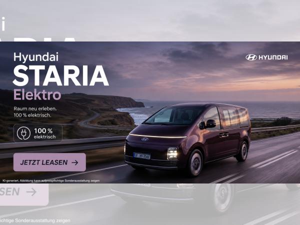 Hyundai STARIA ⚡️ ELEKTRO 800V ⚡️ 84 kWh PRIME 9-Sitzer bis 30.09.2026!