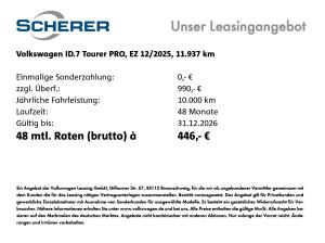 Volkswagen ID.7 Tourer Pro 82kWh WÄPU NAVI AHK IQ.LIGHT 360°