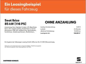 Seat Ibiza STYLE 1.0 TSI LED*Navi*SHZ*Rückfahrkamera