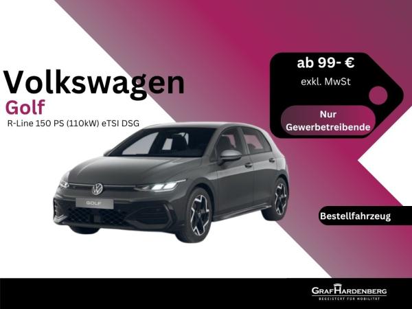 Volkswagen Golf R-Line 1,5 l eTSI 110 kW (150 PS) 7-Gang-Doppelkupplungsgetriebe DSG