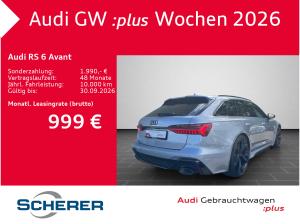 Audi RS6 Avant HD-MATRIX B&O STD-HEIZUNG AHK OPTIK-SCHWARZ+ RS-ABGAS