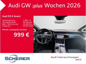 Audi RS6 Avant HD-MATRIX B&O STD-HEIZUNG AHK OPTIK-SCHWARZ+ RS-ABGAS