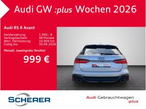 Audi RS6 Avant HD-MATRIX B&O STD-HEIZUNG AHK OPTIK-SCHWARZ+ RS-ABGAS