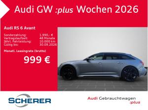 Audi RS6 Avant HD-MATRIX B&O STD-HEIZUNG AHK OPTIK-SCHWARZ+ RS-ABGAS