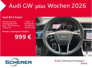 Audi RS6 Avant HD-MATRIX B&O STD-HEIZUNG AHK OPTIK-SCHWARZ+ RS-ABGAS