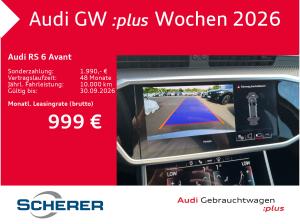 Audi RS6 Avant HD-MATRIX B&O STD-HEIZUNG AHK OPTIK-SCHWARZ+ RS-ABGAS