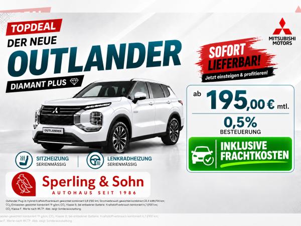Mitsubishi Outlander PHEV Diamant Plus | Gewerbe | sofort verfügbar | inkl. Überführung