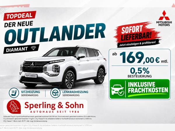 Mitsubishi Outlander Plug-In Hybrid DIAMANT ❗"INKLUSIVE FRACHTKOSTEN"❗ ✔️GEWERBE-DEAL✔️