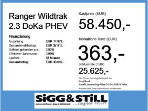Ford Ranger WILDTRAK 2.3 DoKa PHEV*GEWERBEWOCHEN* AHK*NAV*IACC*B&O*CAM