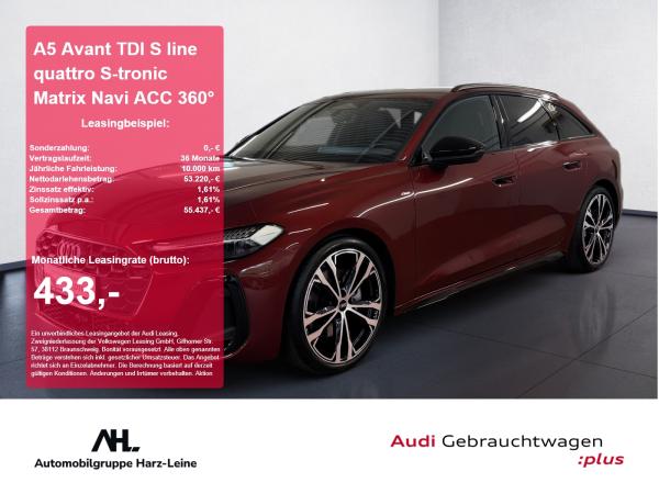 Audi A5 Avant TDI S line quattro S-tronic Matrix Navi ACC 360°