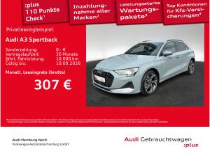 Audi A3 Sportback 40 TFSIe S tronic S line AHK Navi