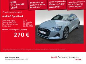 Audi A3 Sportback 1.5 TFSIe S line AHK Navi Sound ACC