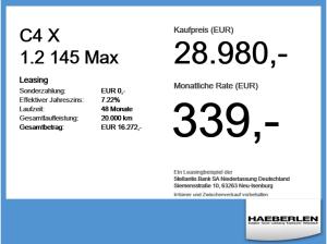 Citroën C4 X 1.2 145 Max *360°Kamera*Allwetterreifen*