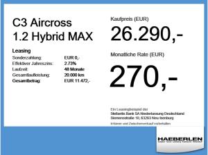 Citroën C3 Aircross 1.2 Hybrid MAX LED+Navi+SHZ+Winterp.