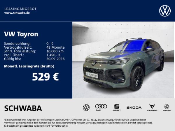Volkswagen Tayron R-Line 2,0 l TSI OPF 4MOTION 7-Gang-Doppelkupplungsgetrie be DSG