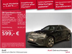 Audi Q8 e-tron Sportback 55 QUA*MATRIX*PANO*AHK*HUD*