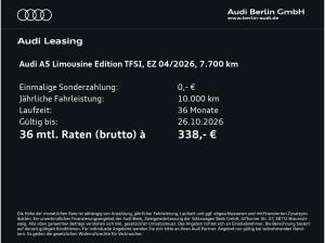 Audi A5 Limousine edition one TFSI S tronic