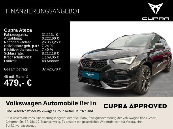 Cupra Ateca 2.0 TSI DSG VZ 4Drive Navi ACC SHZ AHZV