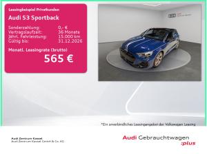 Audi S3 Sportback 2.0 TFSI qu LED SONOS Pano HuD 360°