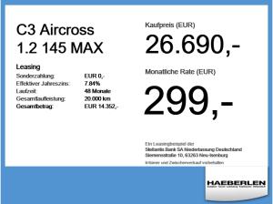 Citroën C3 Aircross 1.2 145 MAX *7-Sitzer*Winter-Paket*