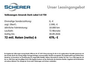 Volkswagen Amarok Dark Label 3.0 TDI 4MOTION MATRIX