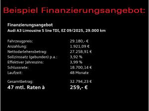 Audi A3 Limousine S-Line 35 TDI S-tronic / MMI-Navi+