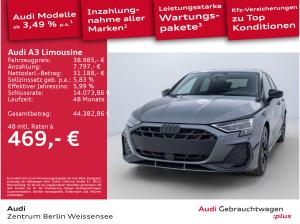 Audi A3 Limousine TFSI S-TRO*S-LINE*NAVI*RFK**