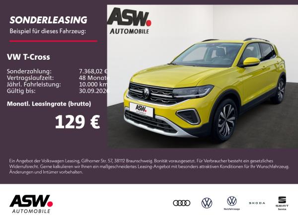 Volkswagen T-Cross Style 1.0 l TSI OPF DSG AHK RÜCKFAHR-KAMERA