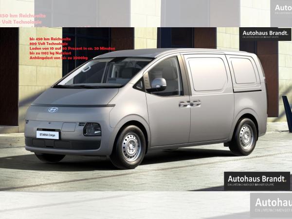 Hyundai STARIA CARGO 🎯+ 84 kWh + 450km Reichweite + 800V Technik+ 1100kg Nutzlast + 2t AHK Last ⚡️