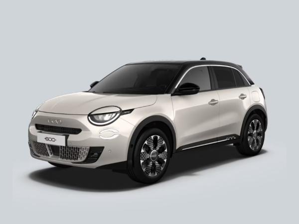 Fiat 600e Elektro 54kWh LA PRIMA SOFORT EL. SITZ WÄRMEPUMPE NAVI ACC LED ALLWETTER
